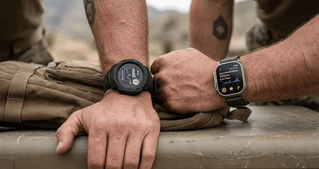 Garmin Instinct vs Apple Watch for Veterans: Which One Actually Tracks What Matters?