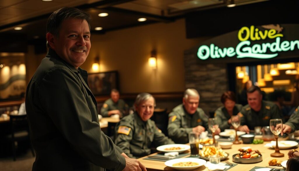 Olive Garden military discount customer experiences