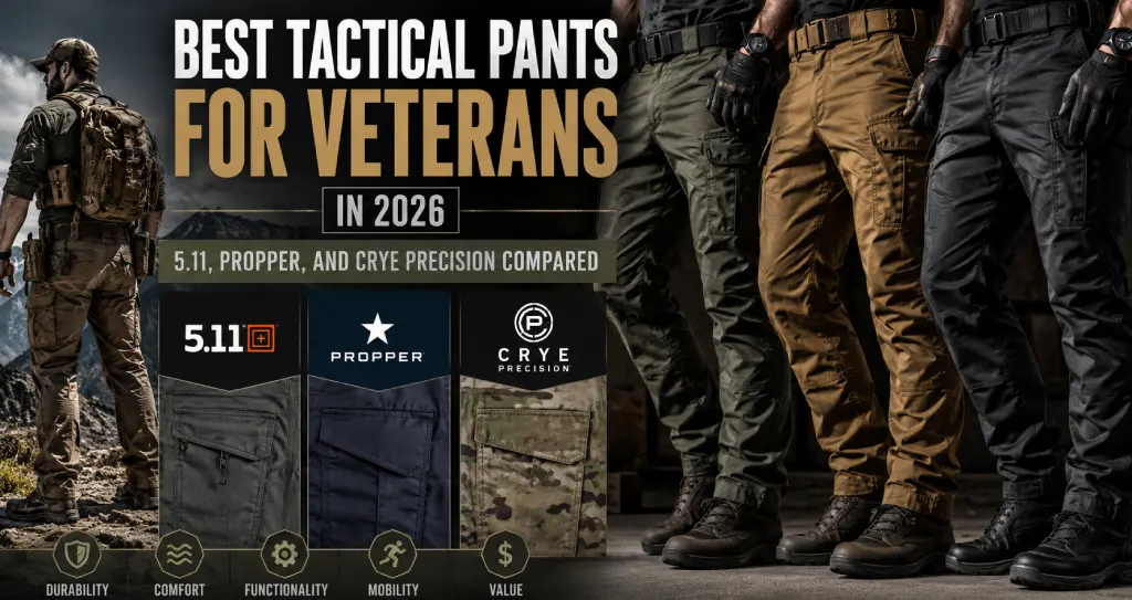 Best Tactical Pants For Veterans In 2026: 5.11, Propper, And Crye Precision Compared